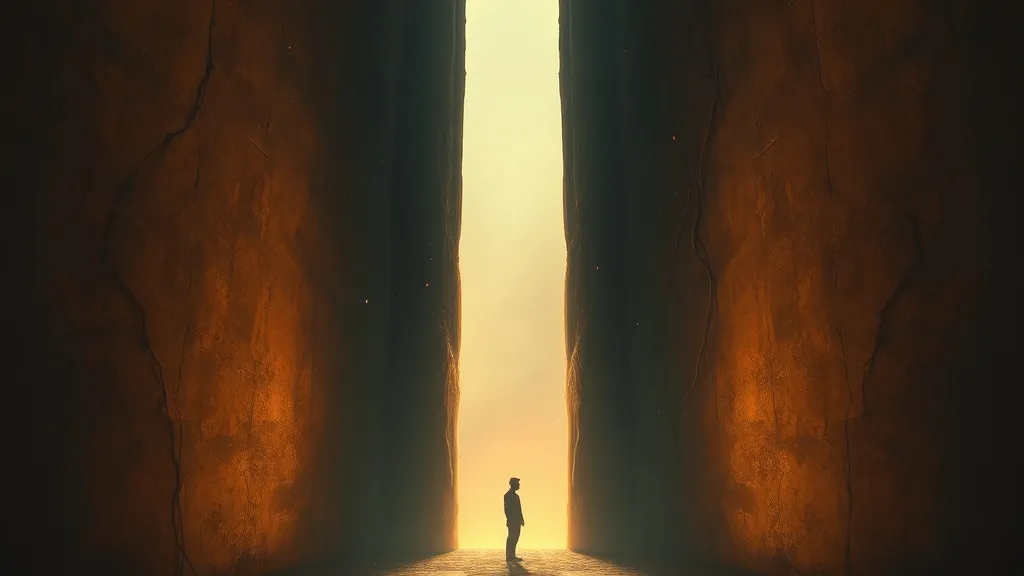 Dream symbol: tiny gap: symbolism: A Threshold of Transition: Entering a New Phase