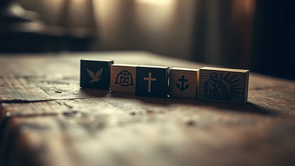 Dream symbol: tiny stamps with religious imagery: symbolism: The Value of Small, Everyday Faith