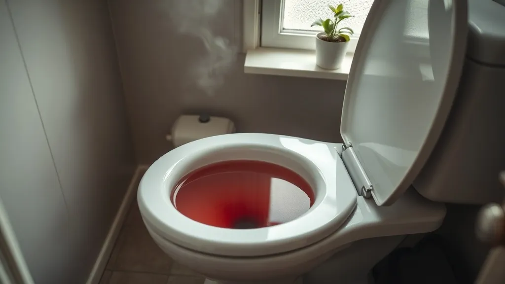 Dream symbol: toilet with blood: demographics: Individuals with Digestive or Health Issues