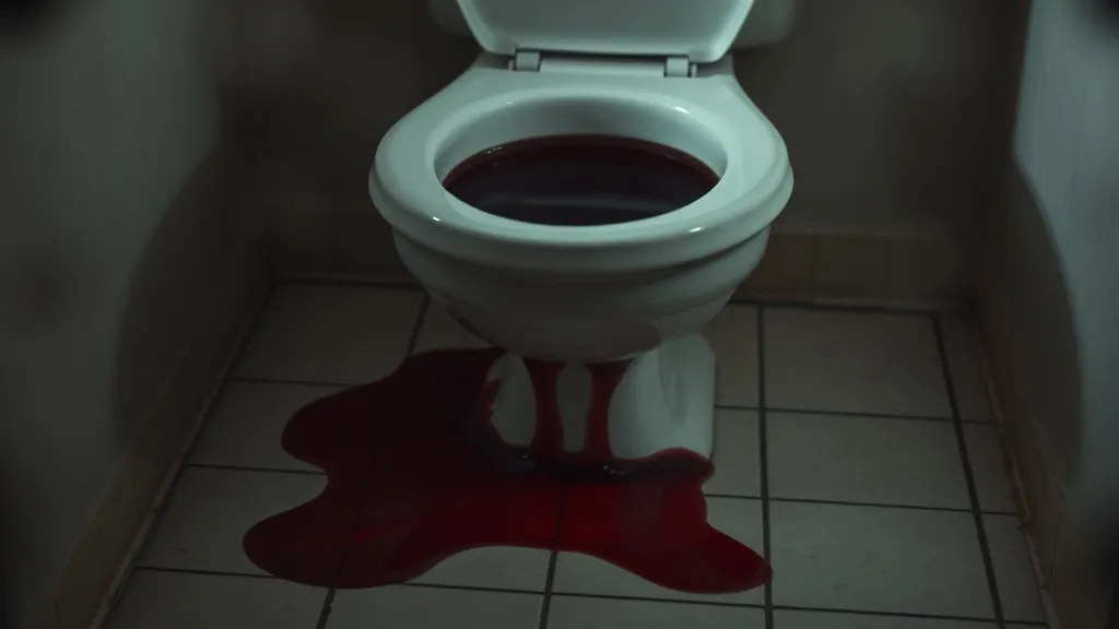 Dream symbol: toilet with blood: scenarios: Dream of a Toilet Overflowing with Blood