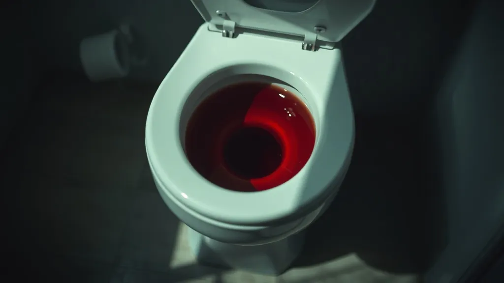 Dream symbol: toilet with blood: symbolism: Symbol of Hidden Guilt or Emotional Pain