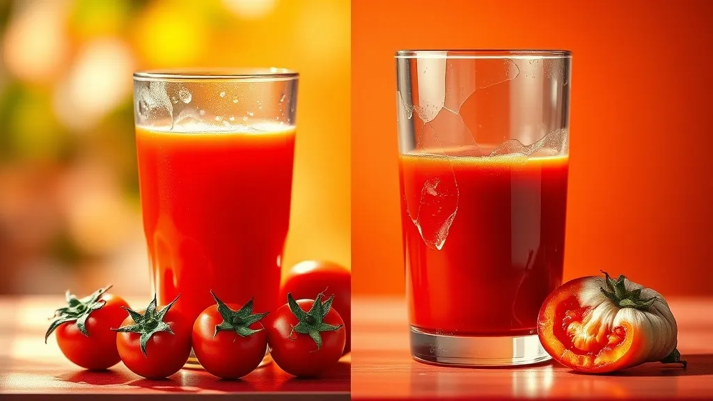 Dream symbol: tomato juice: symbolism: Health and Vitality