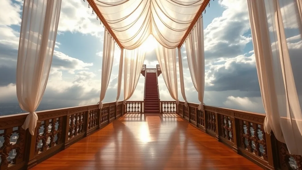 Dream symbol: topmost veranda: scenarios: Dream of Climbing to a Topmost Veranda
