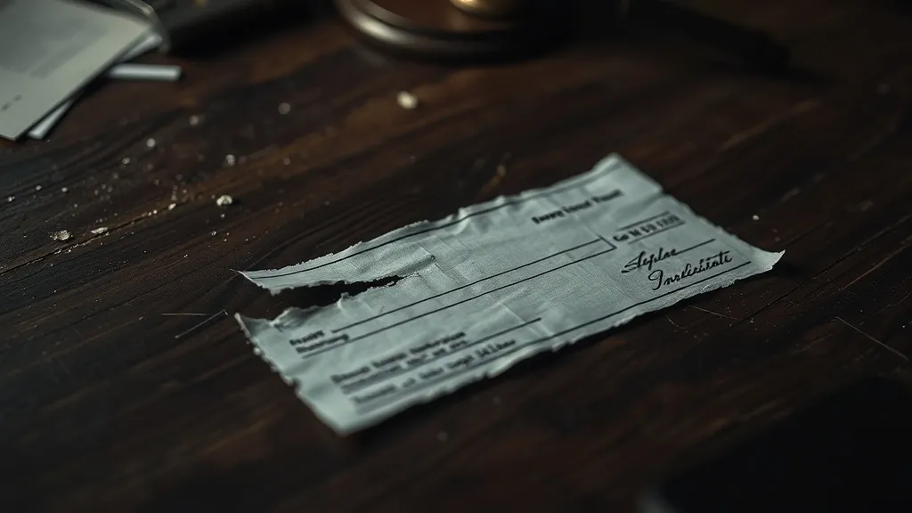 Dream symbol: torn cheque: demographics: People Dealing with Legal Matters