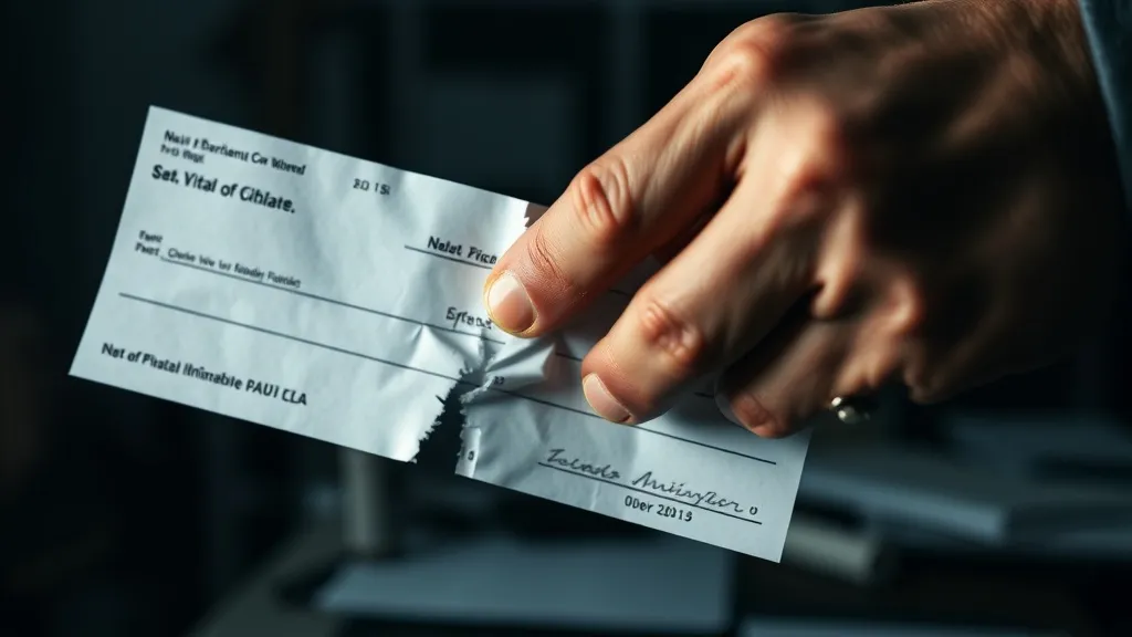 Dream symbol: torn cheque: scenarios: Dream About a Torn Check and Feeling Angry: Frustration over Financial Situation
