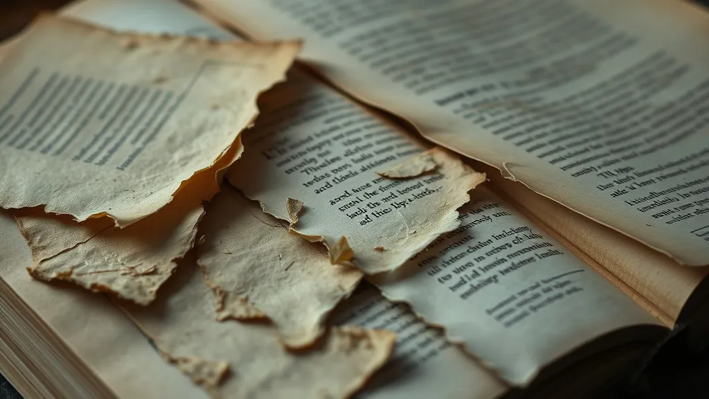 Torn Pages in Dreams: Unraveling the Meaning