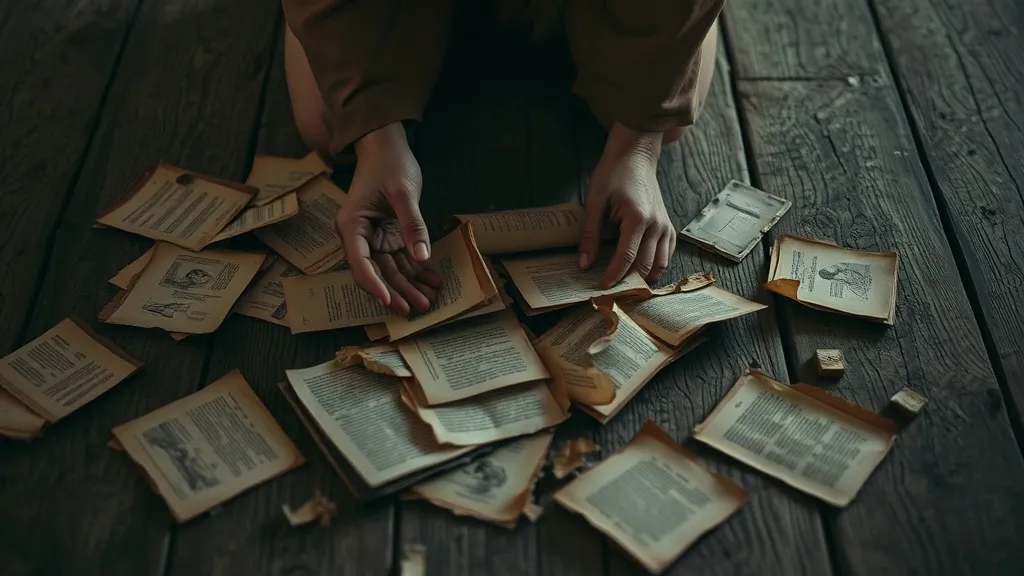 Dream symbol: torn pages: scenarios: Dreaming of Collecting Torn Pages