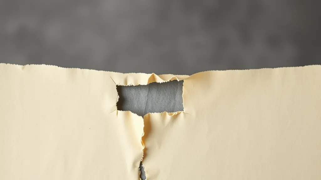 Dream symbol: torn paper: symbolism: Vulnerability and Exposure