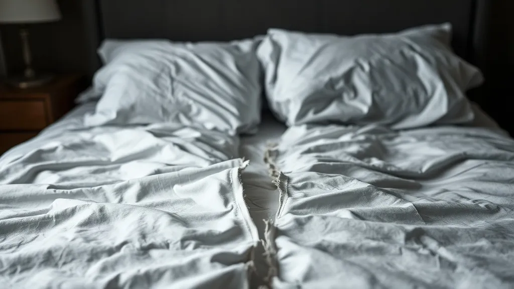 Dream symbol: torn sheets: scenarios: Dream About Torn Sheets and Feeling Overwhelmed