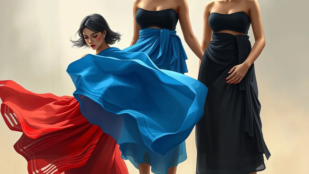 Dream symbol: traditional skirt: scenarios: Dream About a Specific Color Traditional Skirt (e.g., red, blue, black)