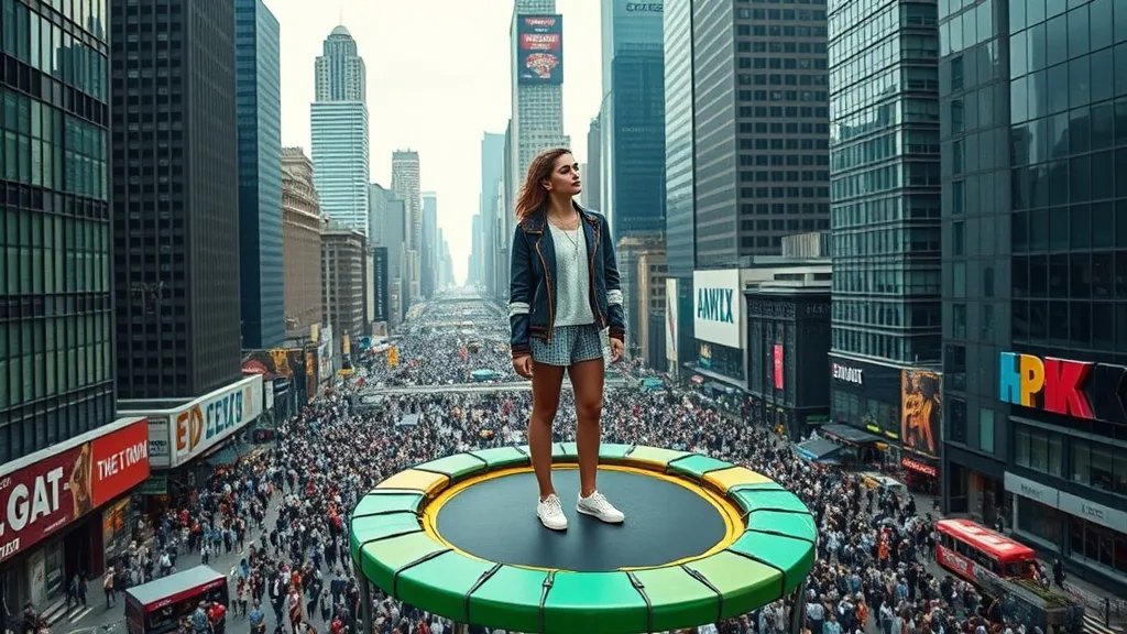 Dream symbol: trampoline: scenarios: Dream of a Trampoline in the City