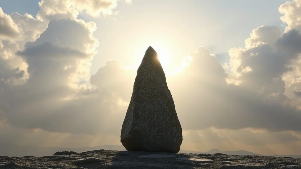 Dream symbol: triangular stone: symbolism: Foundation and Stability