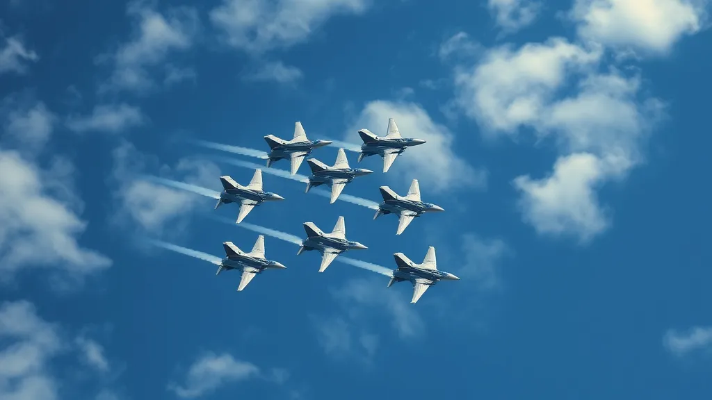 Dream symbol: turning jet: scenarios: Dream of Turning Jets in Formation