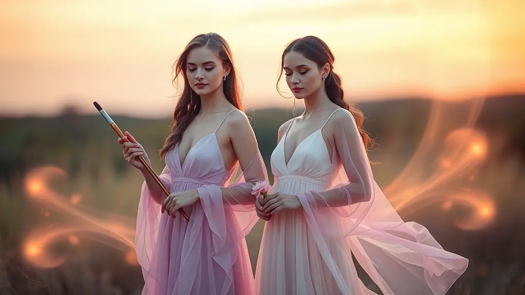 Dream symbol: two beautiful ladies: symbolism: Indicator of Feminine Energy and Creativity