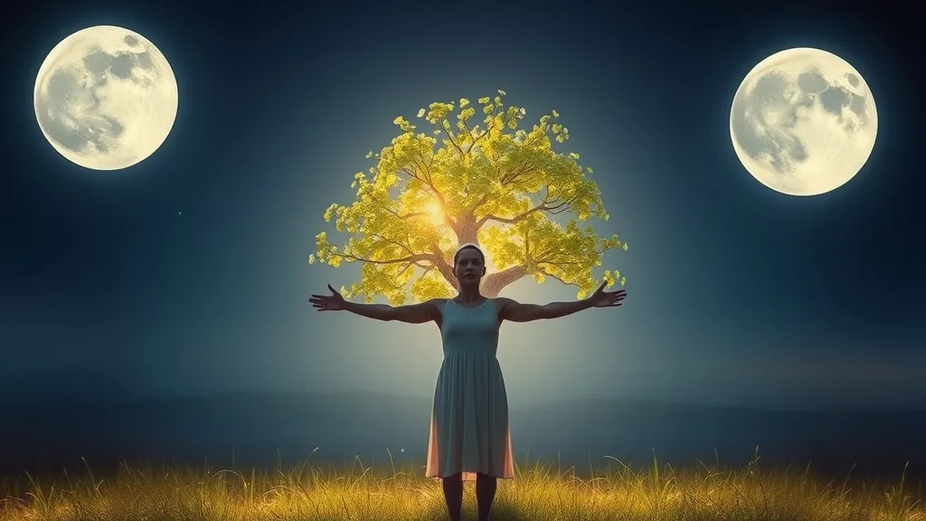 Dream symbol: two full moons: symbolism: Transformation and Rebirth