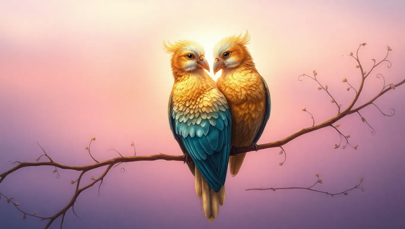 Dream symbol: two-headed bird: symbolism: Transformation and Rebirth Through Unity