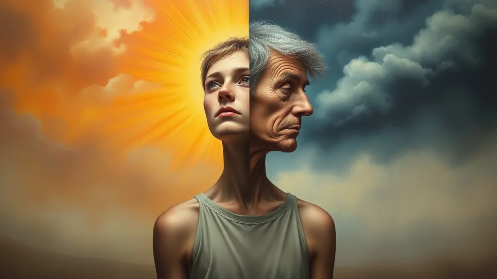 Dream symbol: two-headed figure: symbolism: A Divided Self or Identity Crisis