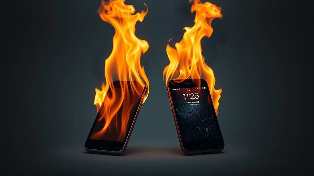 Dream symbol: two phones: scenarios: Dream About Two Phones on Fire