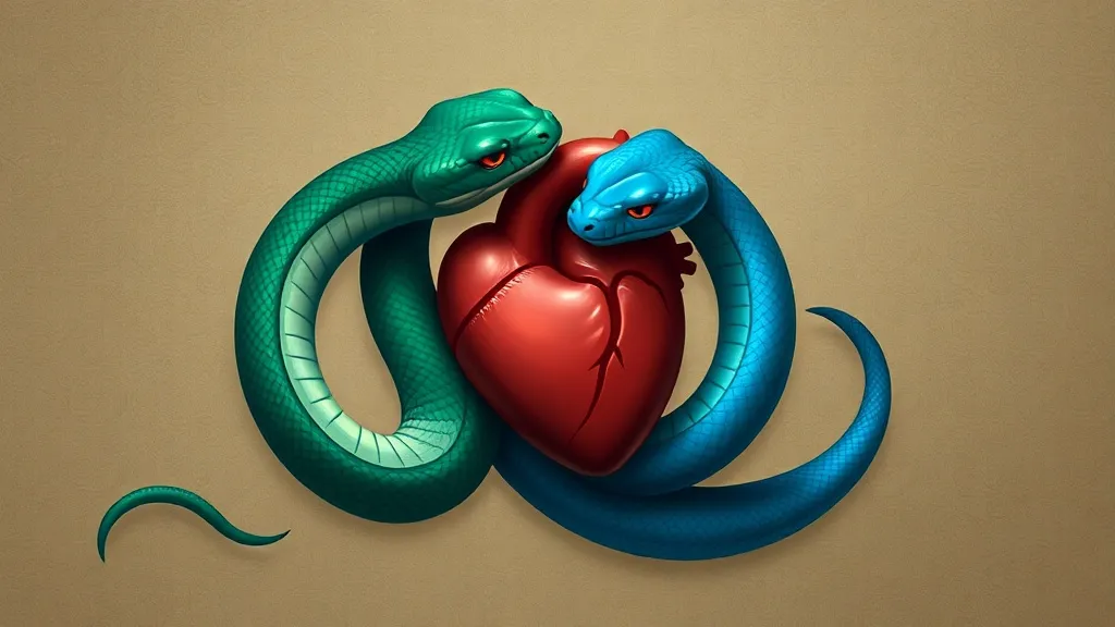 Dream symbol: two snakes: symbolism: Instinct and Survival