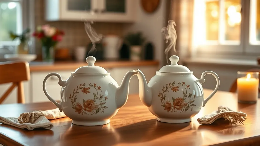 Dream symbol: two teapots: symbolism: Emblem of Domestic Peace and Comfort