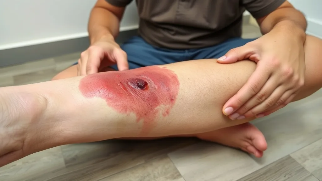 Dream symbol: ulcer: scenarios: Dream of Ulcer on Leg