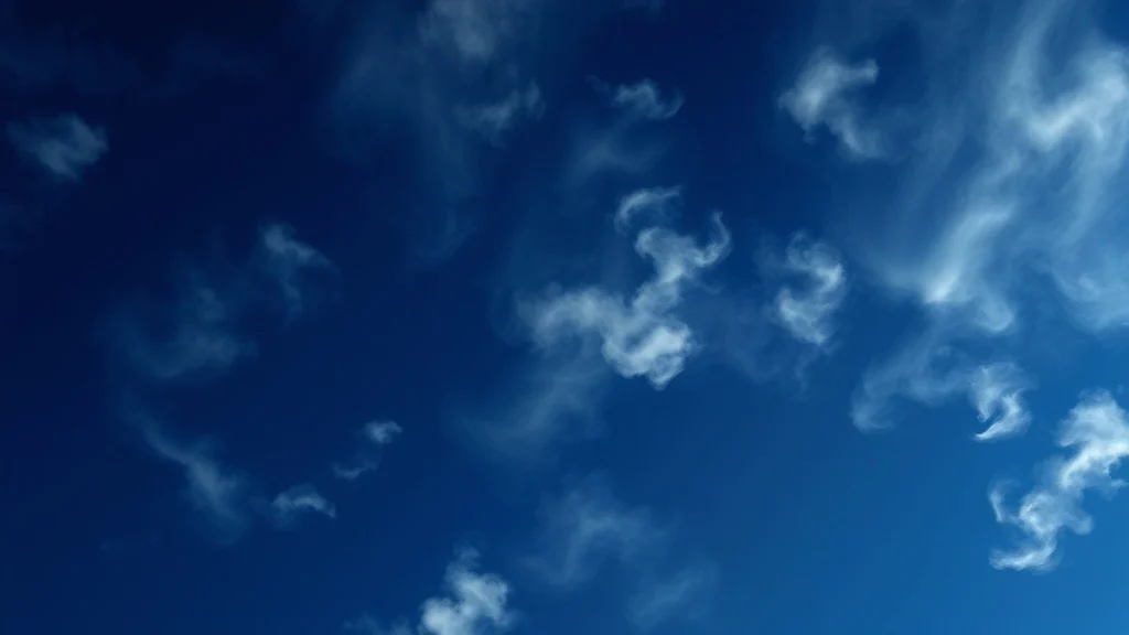 Dream symbol: navy color: scenarios: Dream of Navy Blue Sky