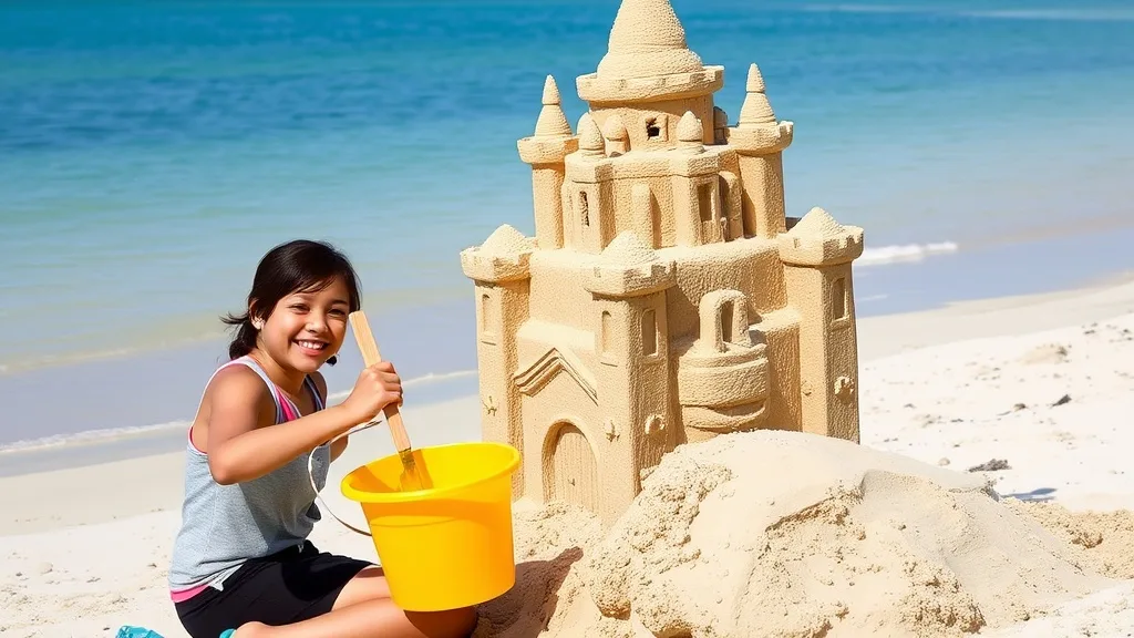 Dream symbol: rocks and sand: scenarios: Dream of Building a Sandcastle