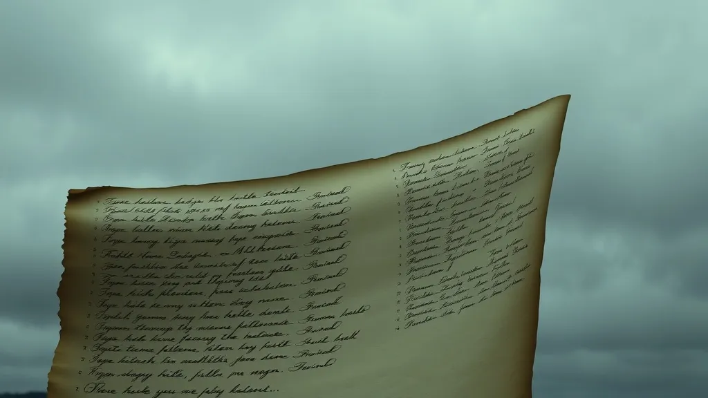 Dream symbol: name not on list: scenarios: Dreaming of a List with Blank Spaces Where Names Should Be