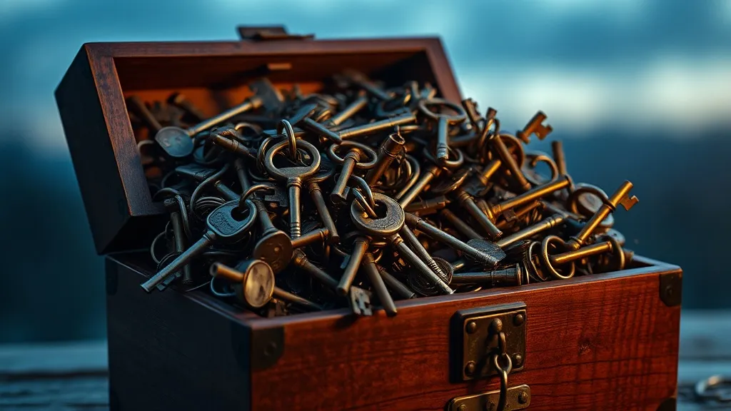 Dream symbol: key box: scenarios: Dreaming of a key box with many keys