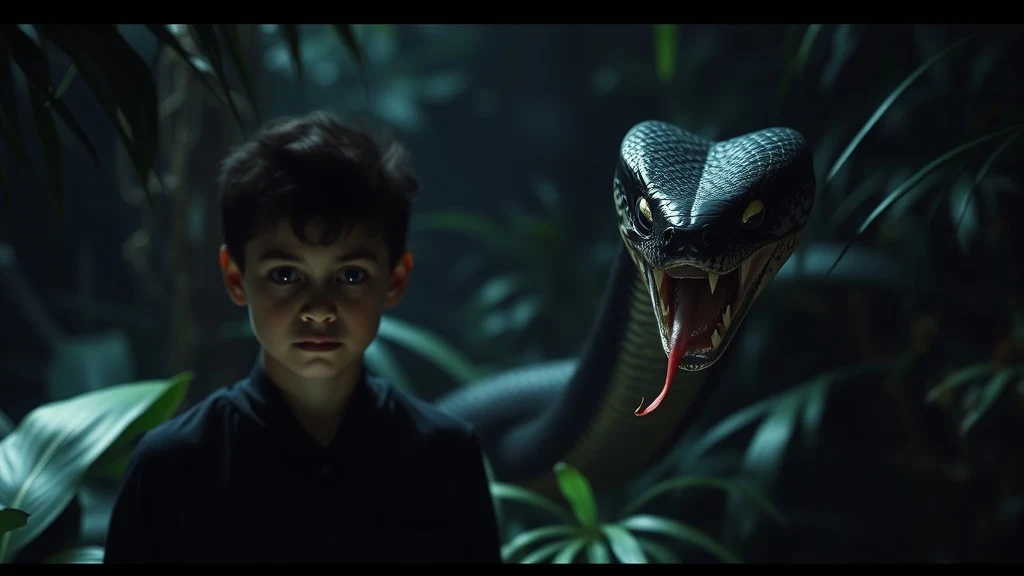 Dream symbol: black mamba: scenarios: Dream of a Black Mamba Chasing You