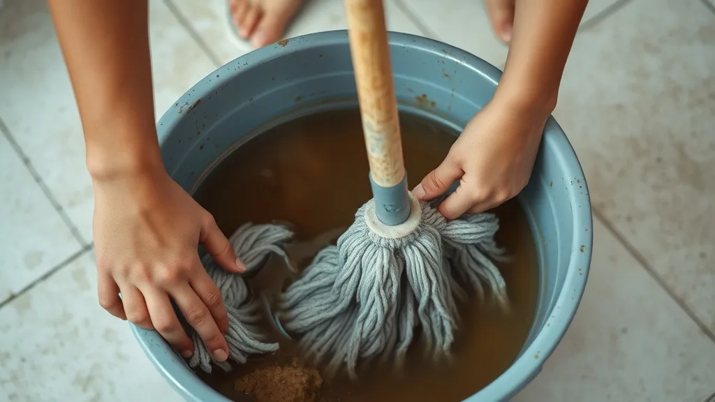 Dream symbol: mop: scenarios: Dream of Dirty Mop