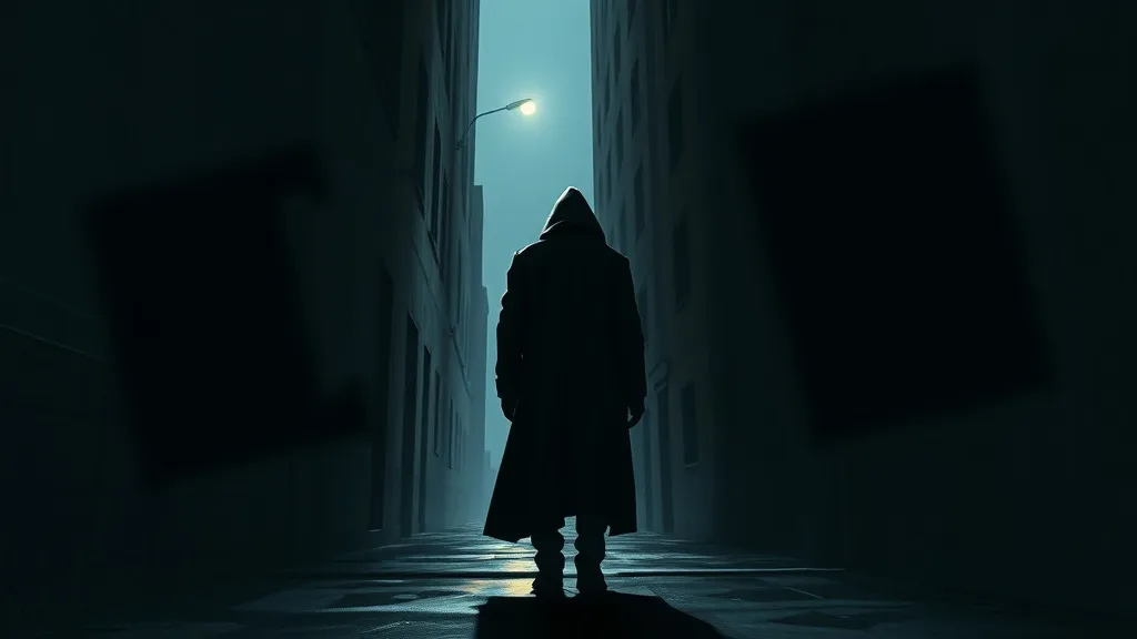 Dream symbol: black trench coat: scenarios: Dreaming of a Black Trench Coat in a Dark Setting: Fear and Anxiety