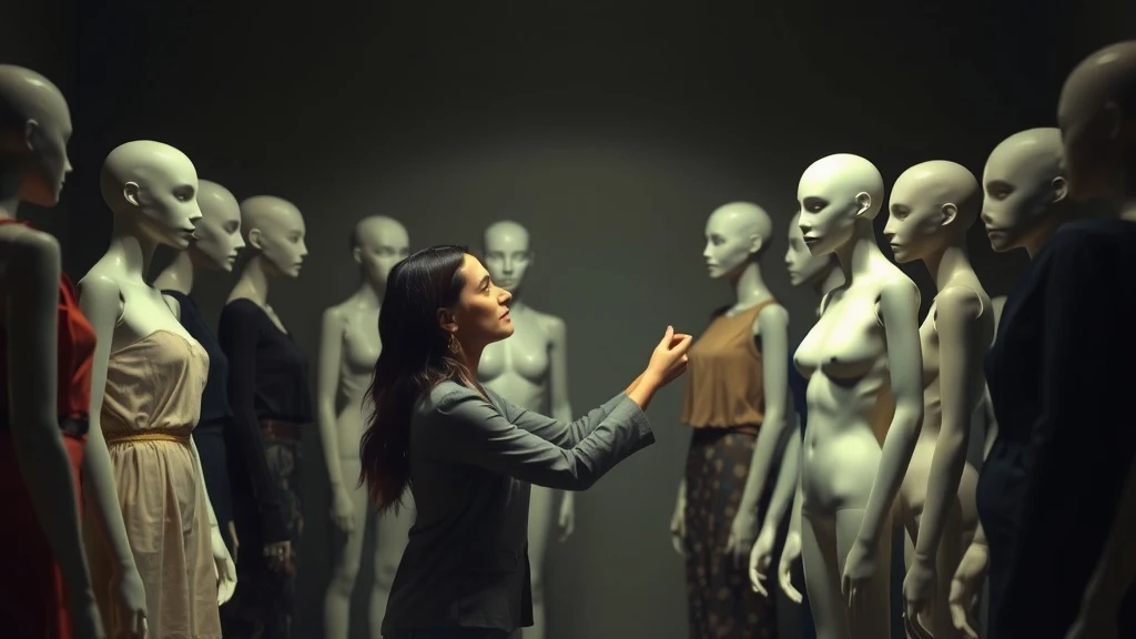 Dream symbol: mannequin: scenarios: Dream of Interacting with Mannequins