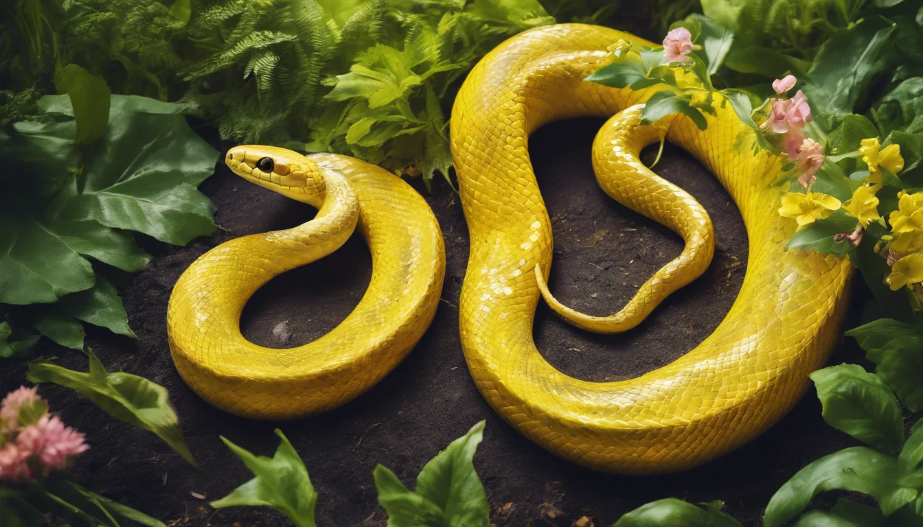 Dream symbol: yellow snake: symbolism: Change and Transition