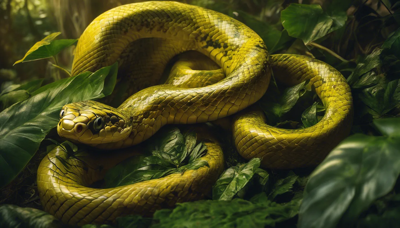 Dream symbol: yellow snake: symbolism: Sexual Energy and Desire