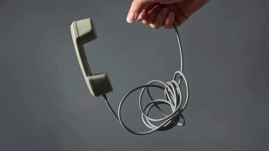 Dream symbol: phone cord: scenarios: Dream of a short phone cord