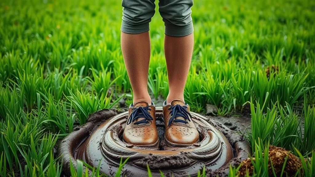 Dream symbol: muddy feet: symbolism: Hidden Potential and Buried Emotions