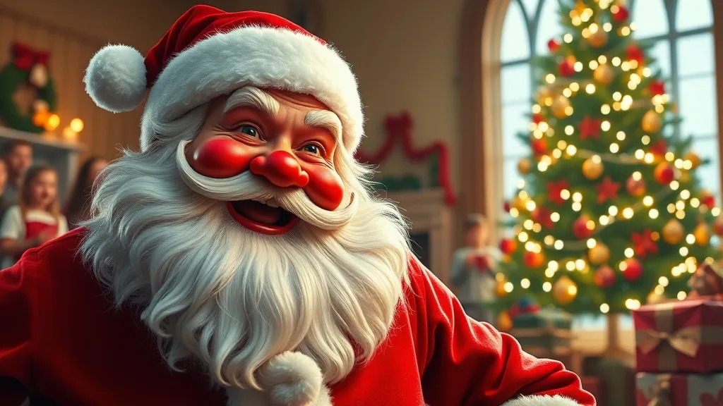 Dream symbol: spirit of santa: scenarios: Dream of Santa Claus Laughing