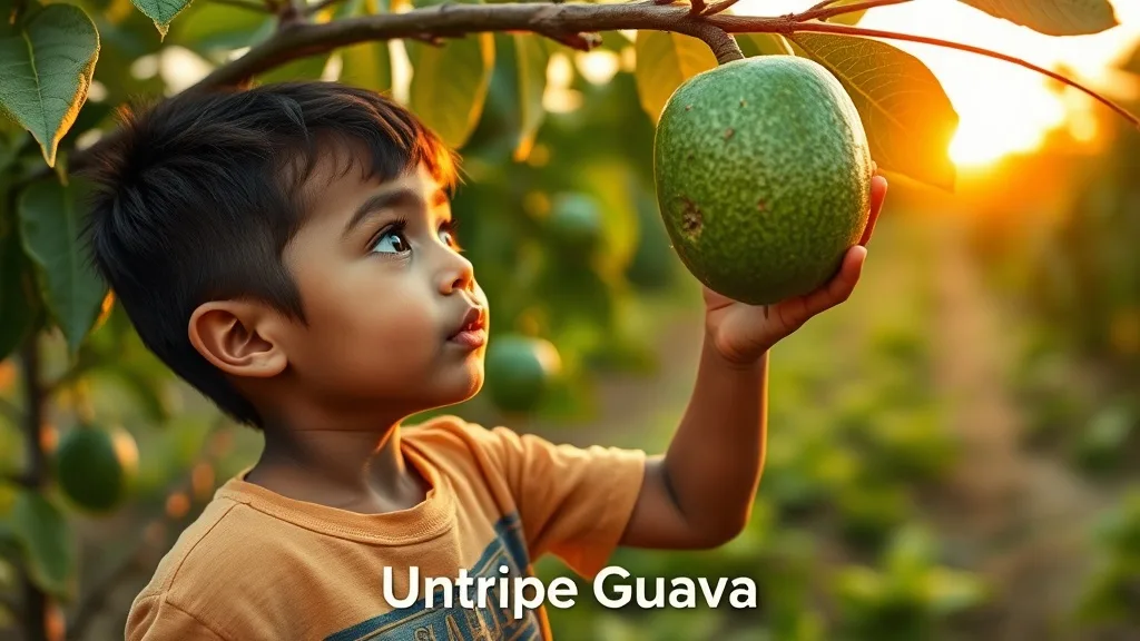 Dream symbol: unripe guava: intro