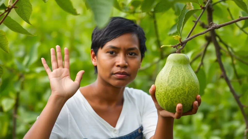 Dream symbol: unripe guava: scenarios: Dream about picking unripe guava
