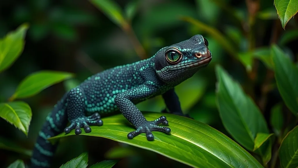 Dream symbol: black wall gecko: symbolism: Regeneration and Healing