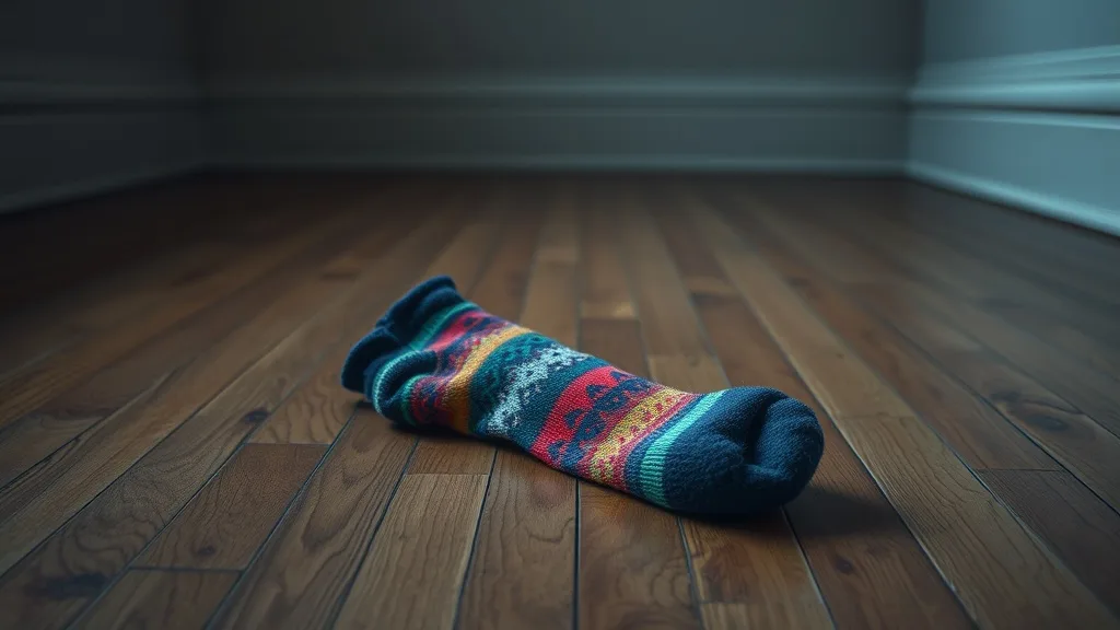 Dream symbol: one sock: symbolism: Indication of Vulnerability or Feeling Exposed