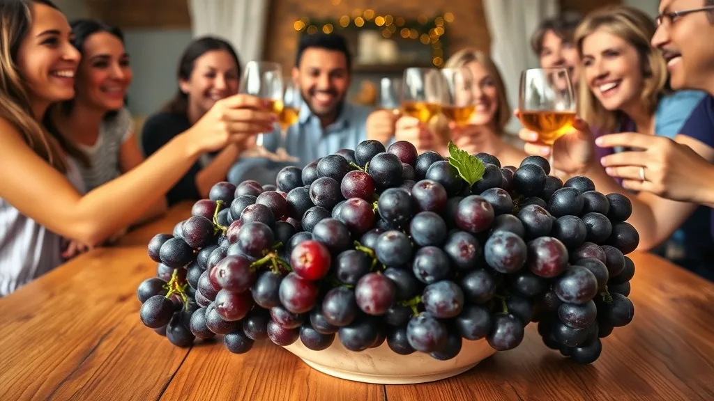 Dream symbol: juicy grapes: symbolism: Celebration and Joy