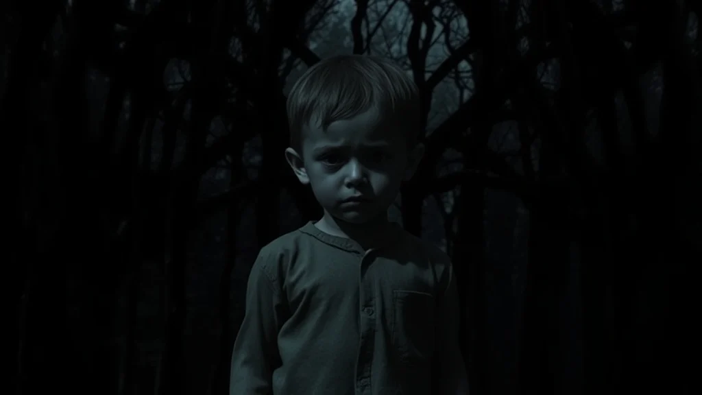 Dream symbol: faceless children: scenarios: Dream of a faceless child in the dark
