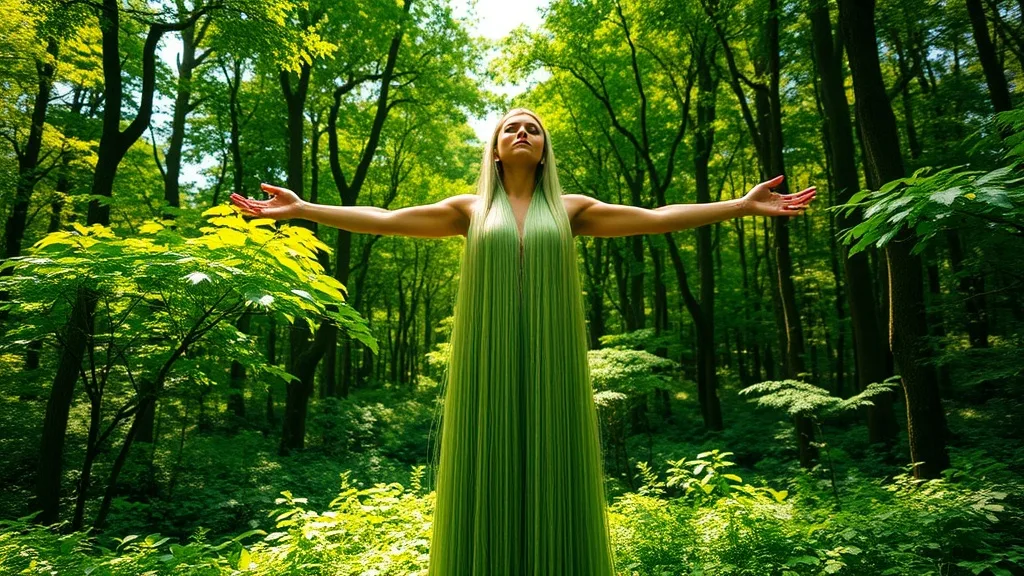 Dream symbol: dress of hair: symbolism: Connection to Nature and Spirituality