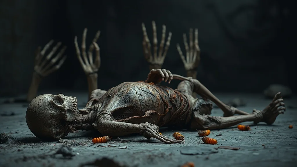 Dream symbol: rotten corpse: symbolism: Representation of Decay and Decomposition