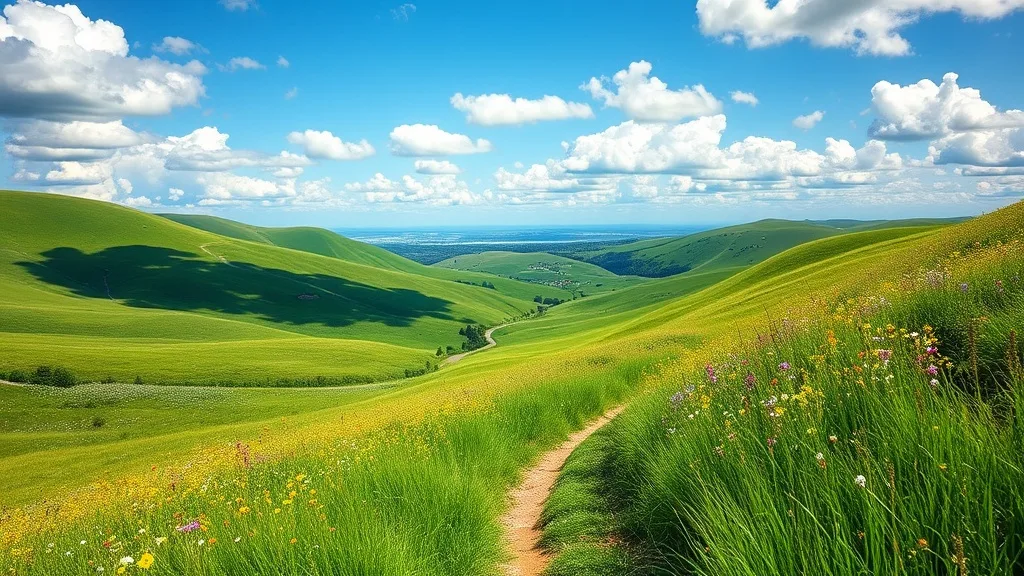 Dream symbol: green countryside: symbolism: Hope and Optimism