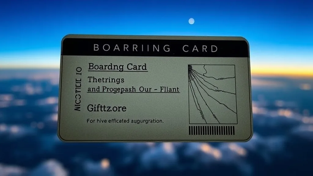 Dream symbol: boarding card: symbolism: Destination and Purpose