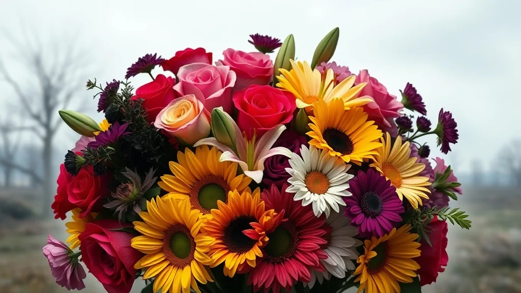 Dream symbol: dark flowers: scenarios: Dream about Flowers Losing Color and Turning Dark