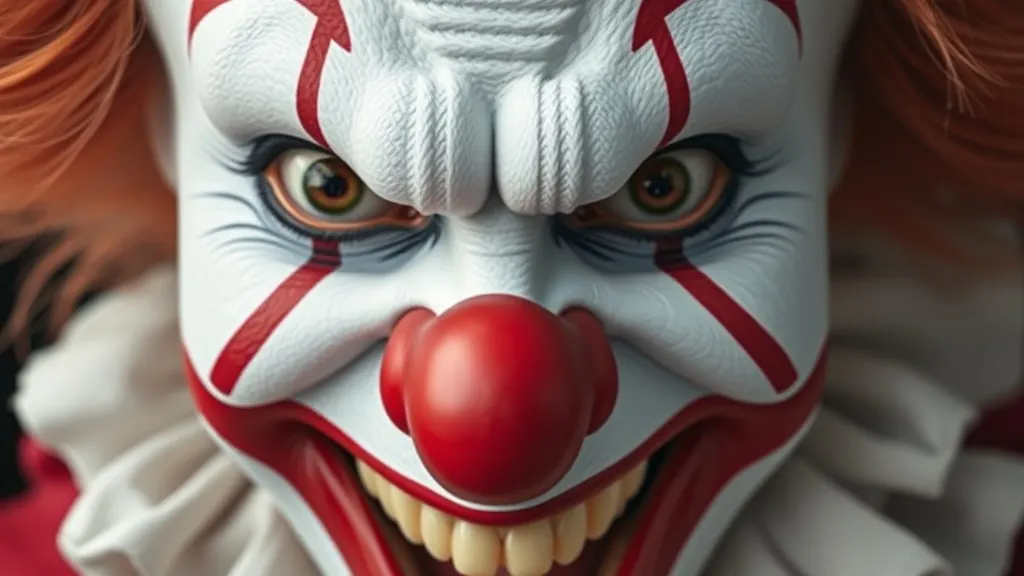 Dream symbol: clown faces: scenarios: Dream of a Clown Face with Red Lipstick